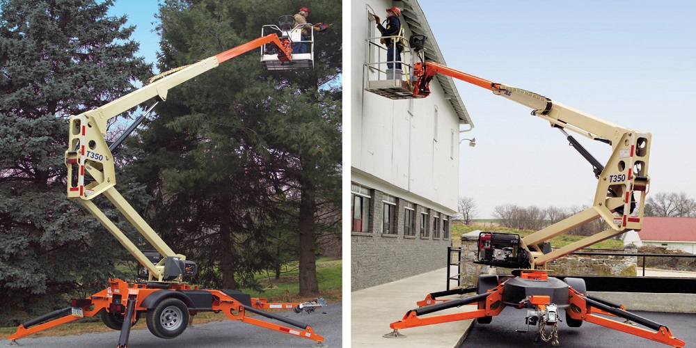 Spider lifts vs. towable boom lifts